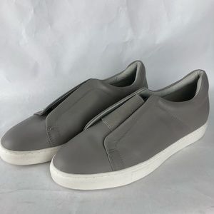 Halogen Gray genuine leather tennis shoes
